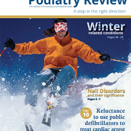Podiatry Review front cover s-g